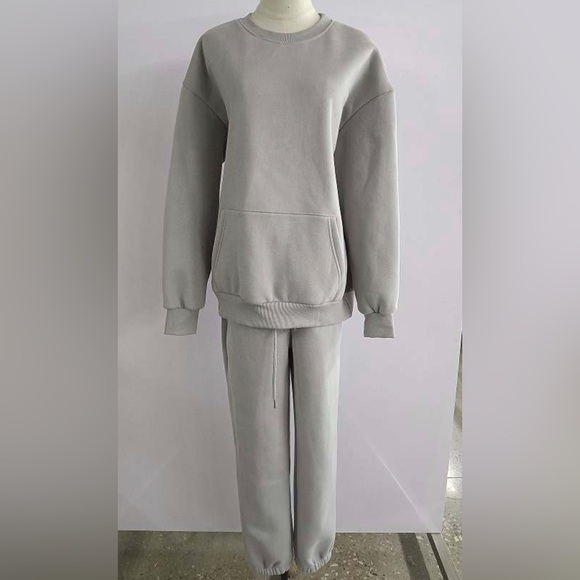 Unisex, crewneck sweatset, cotton - Picture 8 of 9